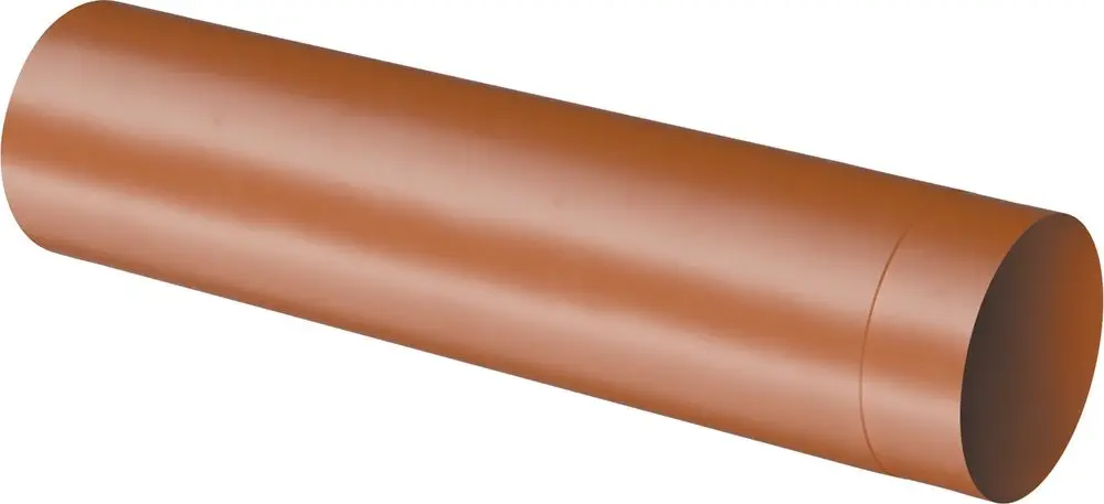 Rote, zylindrische Rohrverlängerung aus Kunststoff, vermutlich für Abgasanlage, mit glatter Oberfläche, in neutralem Hintergrund. Hersteller: Bosch.